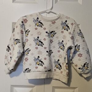 Bluey Character Waffle Sweater